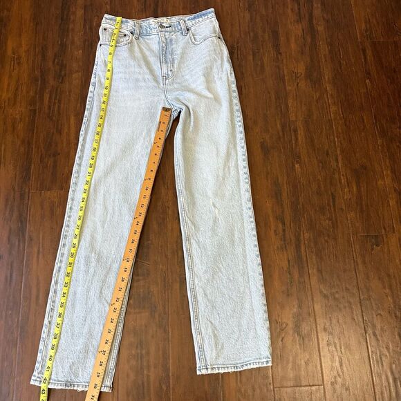 ABERCROMBIE & FITCH The 90s Straight Ultra High Rise Jeans Blue - Picture 14 of 15